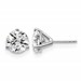 Platinum 5ct Lab Grown Diamond VS+ F+ Round Comp Stud Earrings