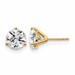 14ky 5ct Cert Lab Grown Diamond VS+ F+ Round Complete Stud Earrings