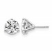 Platinum 6ct Lab Grown Diamond VS+ F+ Round Complete Stud Earrings