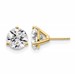18ky 6ct Cert Lab Grown Diamond VS+ F+ Round Complete Stud Earrings
