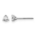 Platinum 1/4ct Lab Grown Dia VS+ F+ Round Comp Screwback Stud Earrings
