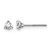 14kw 1/4ct Lab Grown Dia VS+ F+ Round Comp Screwback Stud Earrings