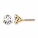 14ky 5ct Lab Grown Diamond VS+ F+ Round Comp Screwback Stud Earrings