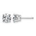14kw 2ct Lab Grown Dia VS/SI+ G+ Round Angled Complete Stud Earrings
