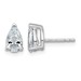 14kw 1 1/2ct Cert Lab Grown Dia VS/SI+ G+ Comp Pear 3 Prong Stud Earrings