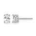 14kw 5/8ct Lab Grown Diamond VS/SI+ G+ Comp Oval 4 Prong Stud Earrings