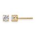 14k 1/2 ct Lab Grown Diamond VS/SI+ G+ Complete Stud Post Earrings