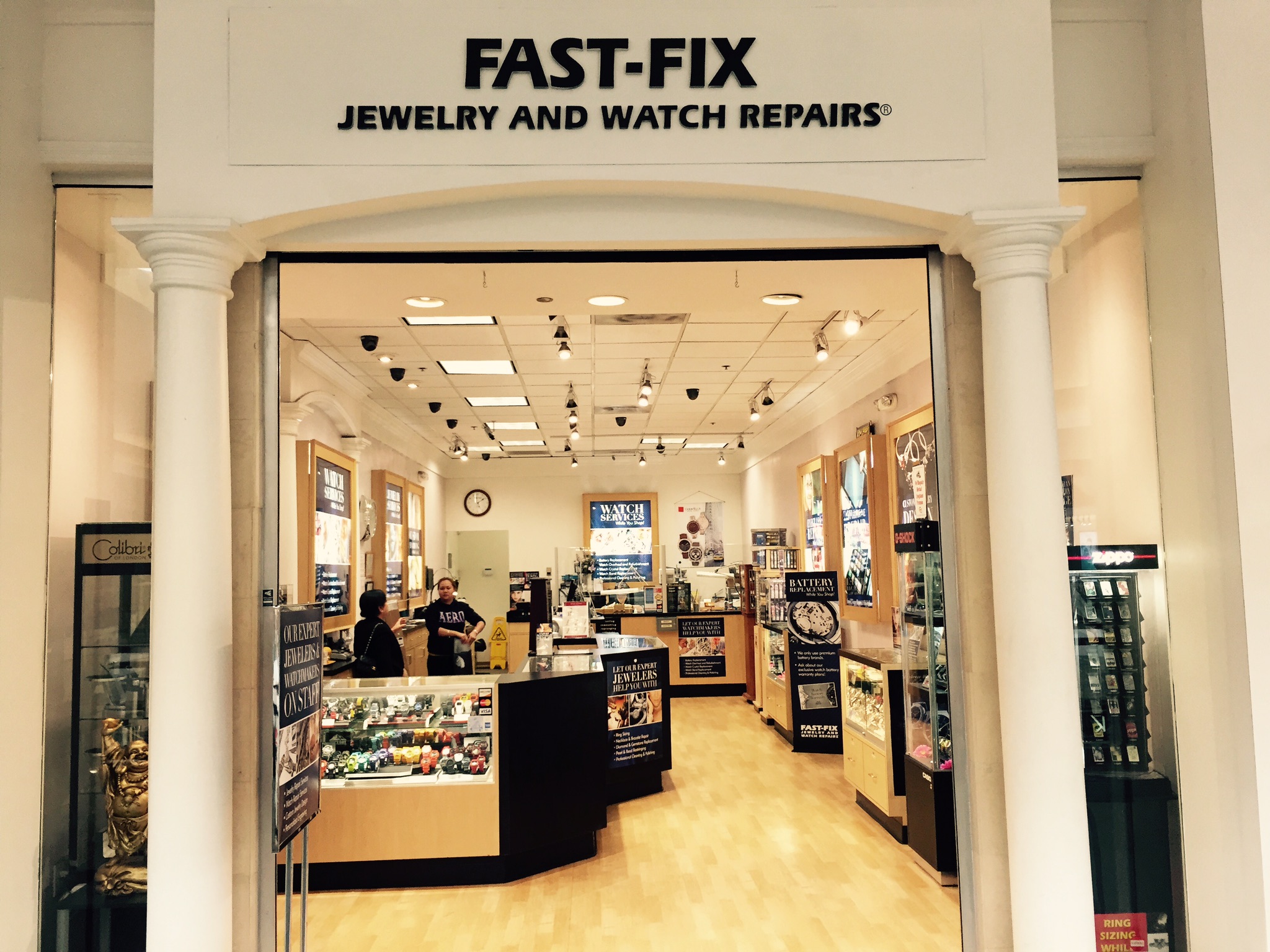 Fast Fix in Fairfield store front 