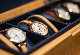 A row of timeless watches.